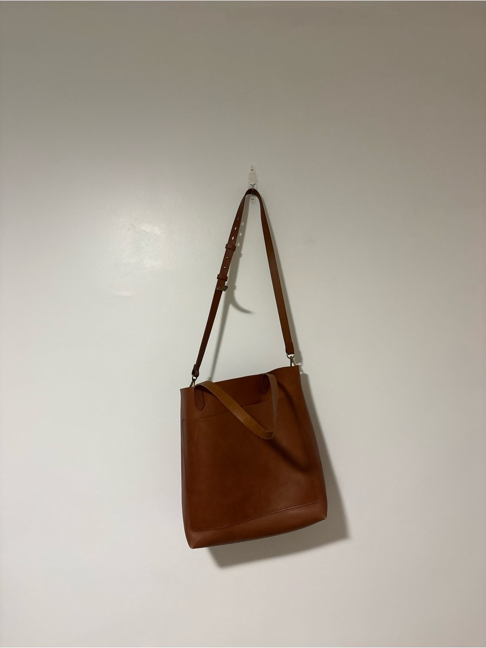 Madewell The Zip-Top Medium Transport Tote in English Saddle - Picture 7 of 7